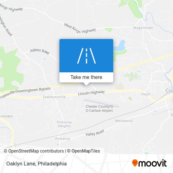 Mapa de Oaklyn Lane