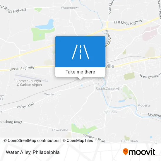 Water Alley map