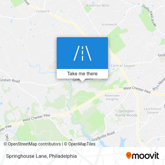 Mapa de Springhouse Lane