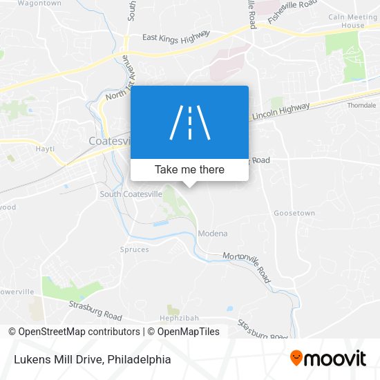 Lukens Mill Drive map