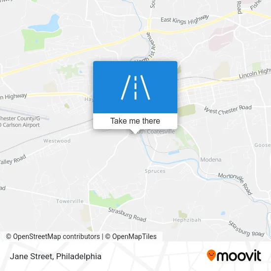 Jane Street map
