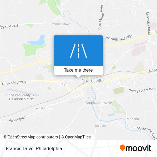 Francis Drive map