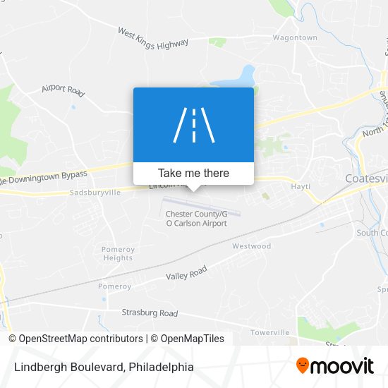 Mapa de Lindbergh Boulevard