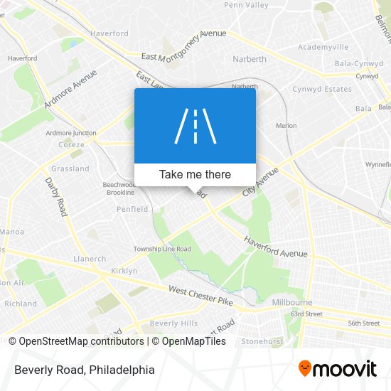Mapa de Beverly Road