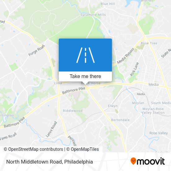 Mapa de North Middletown Road