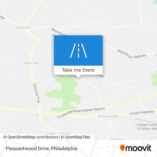 Pleasantwood Drive map