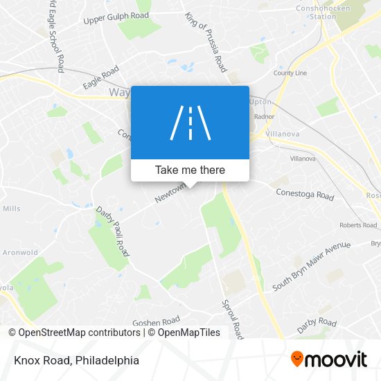 Mapa de Knox Road