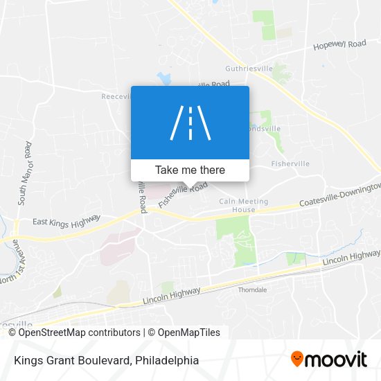 Kings Grant Boulevard map