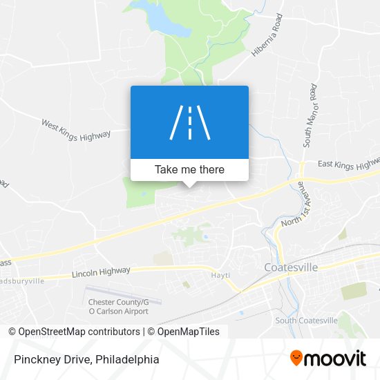 Pinckney Drive map