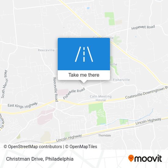 Christman Drive map