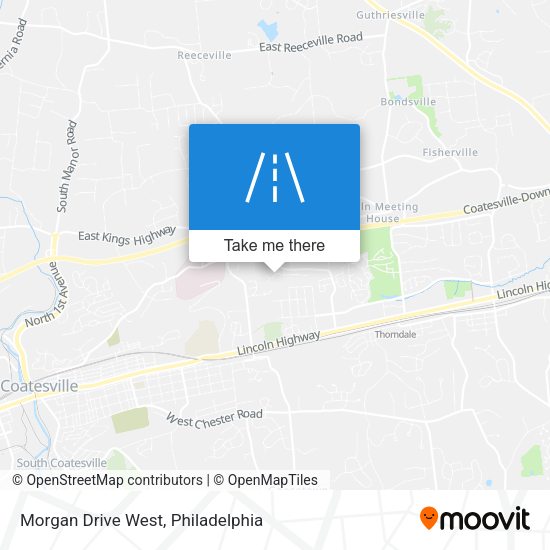 Morgan Drive West map