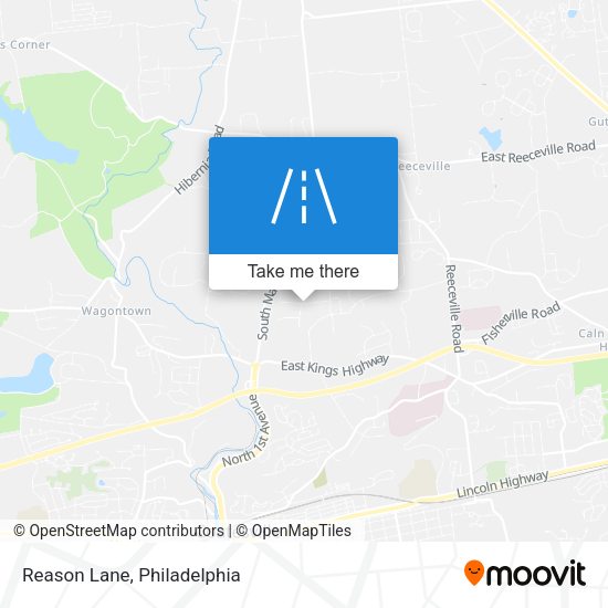 Mapa de Reason Lane