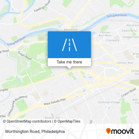 Mapa de Worthington Road