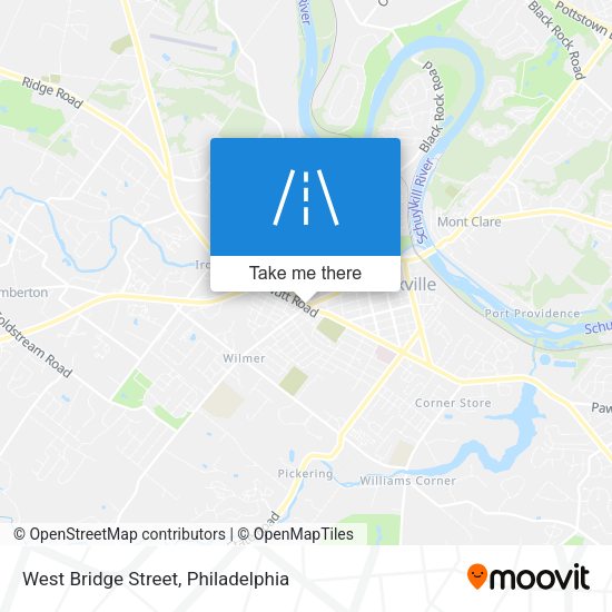 West Bridge Street map