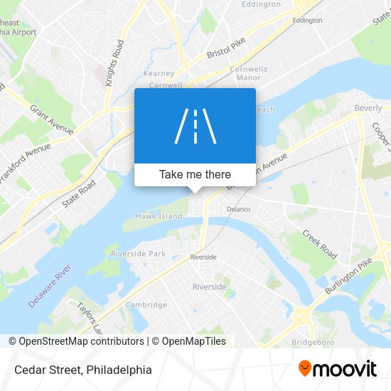 Mapa de Cedar Street