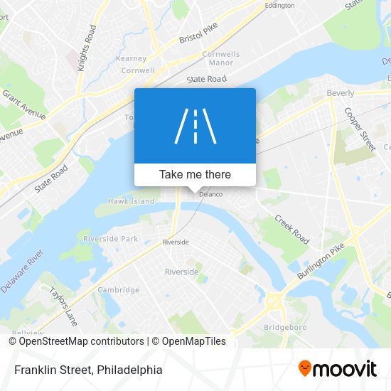 Franklin Street map