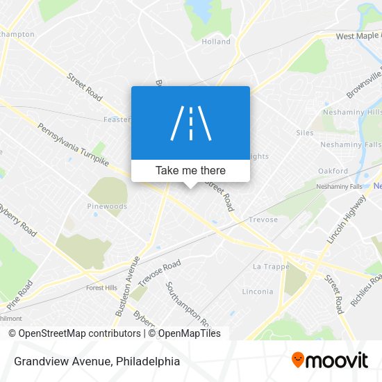Grandview Avenue map