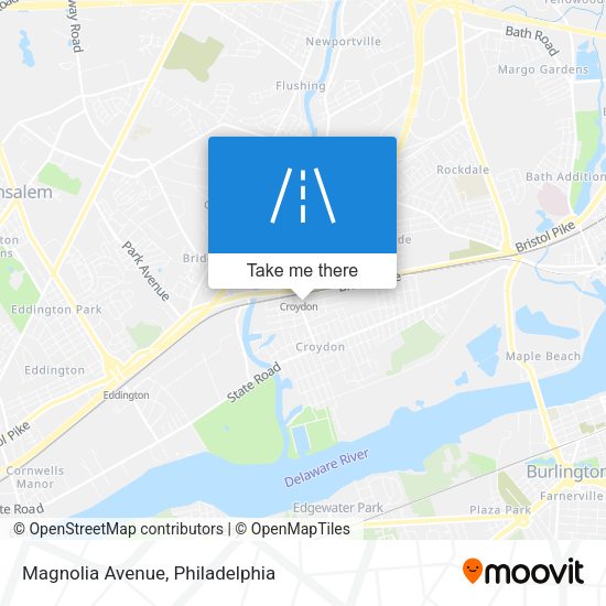 Mapa de Magnolia Avenue