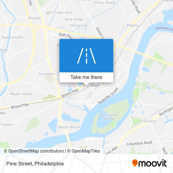 Mapa de Pine Street