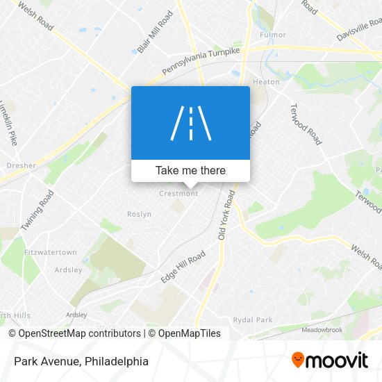 Mapa de Park Avenue