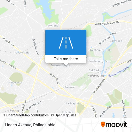 Mapa de Linden Avenue