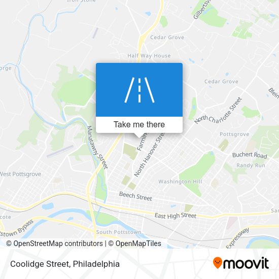 Coolidge Street map