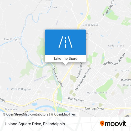 Mapa de Upland Square Drive