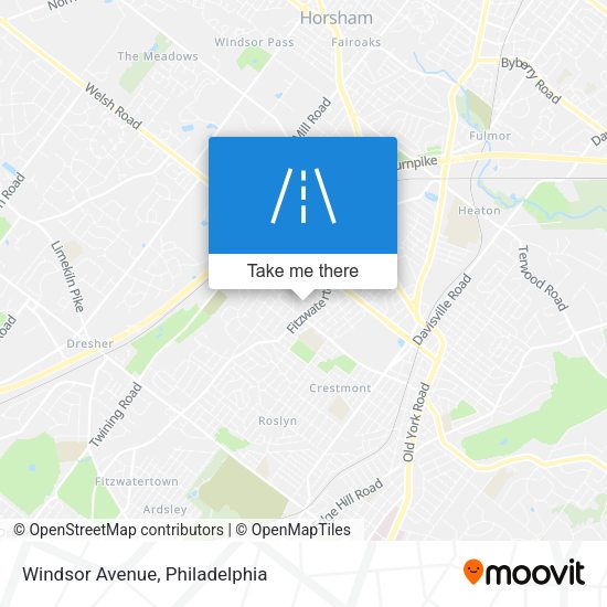 Windsor Avenue map