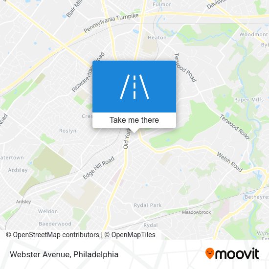 Mapa de Webster Avenue