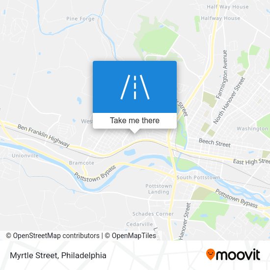 Mapa de Myrtle Street