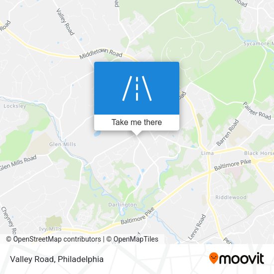 Mapa de Valley Road
