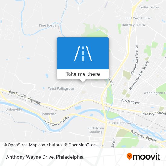 Anthony Wayne Drive map