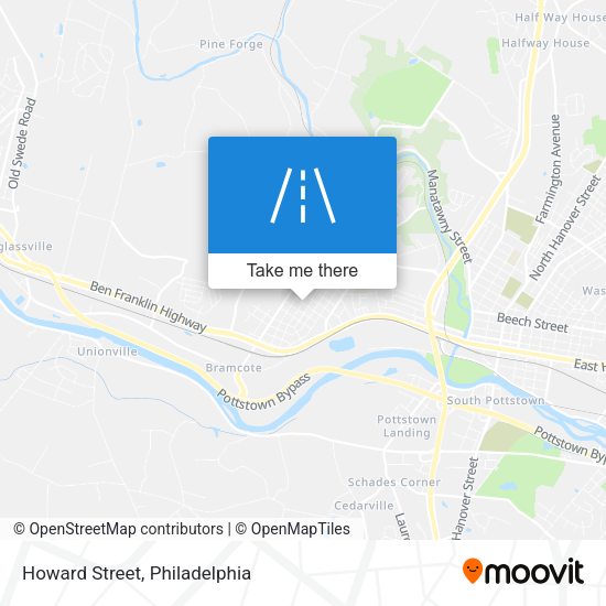 Howard Street map