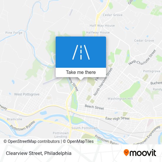 Clearview Street map