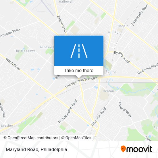 Maryland Road map