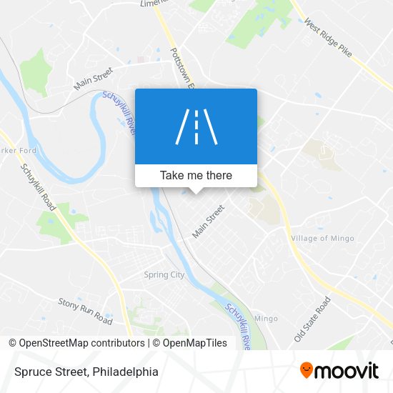 Mapa de Spruce Street