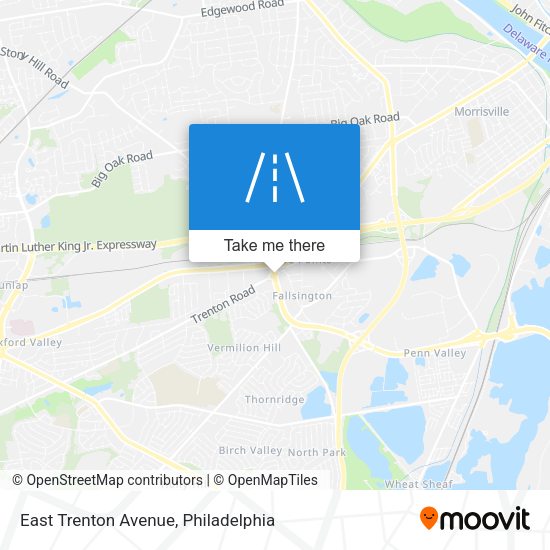 Mapa de East Trenton Avenue