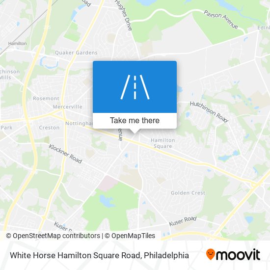 Mapa de White Horse Hamilton Square Road