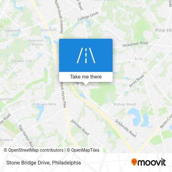 Stone Bridge Drive map