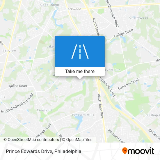 Prince Edwards Drive map