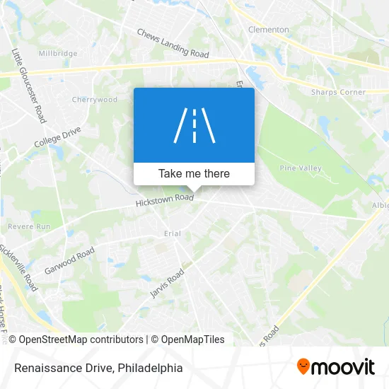 Renaissance Drive map