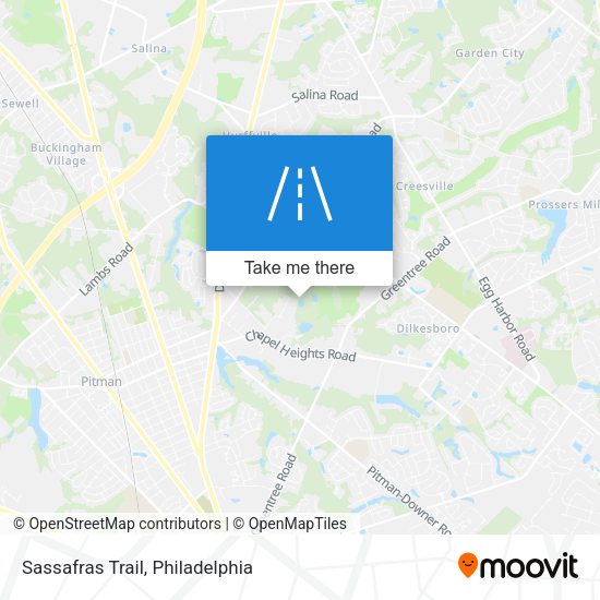 Mapa de Sassafras Trail