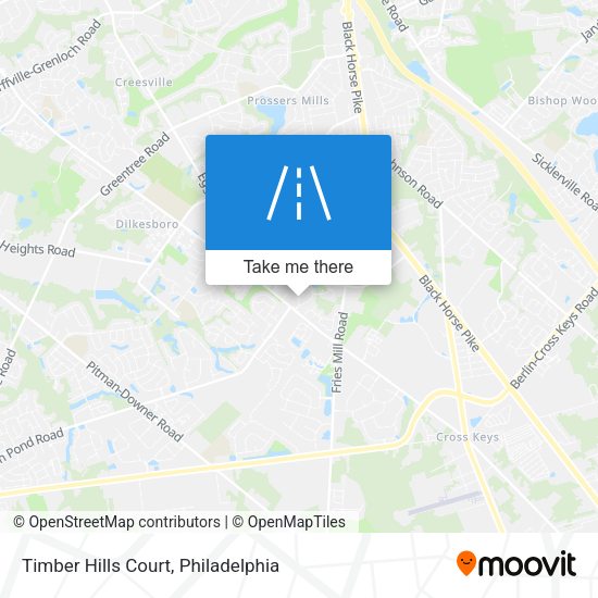 Timber Hills Court map