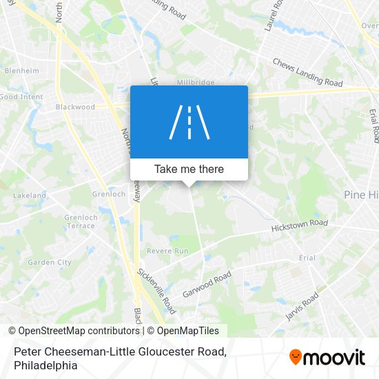 Mapa de Peter Cheeseman-Little Gloucester Road