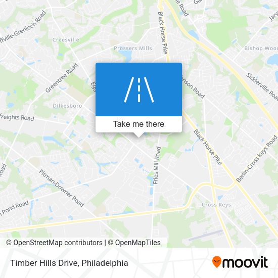 Timber Hills Drive map