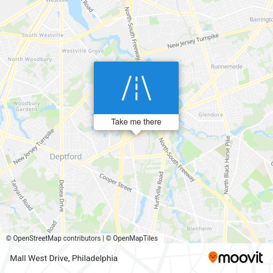Mapa de Mall West Drive