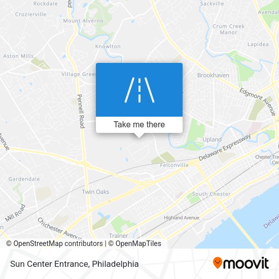 Sun Center Entrance map