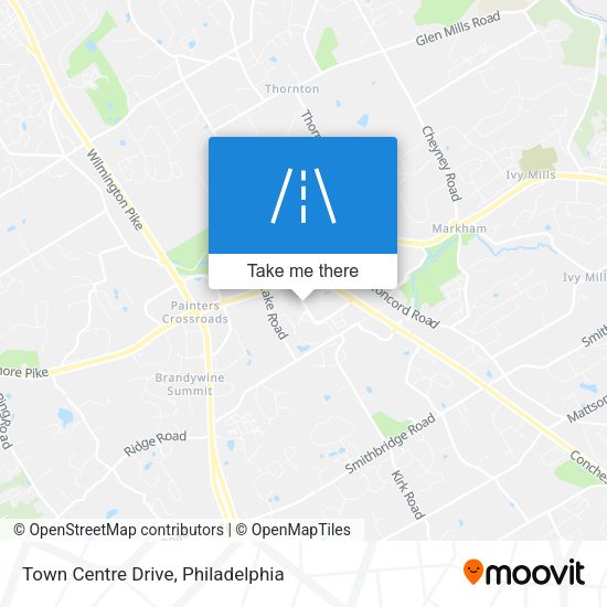 Mapa de Town Centre Drive