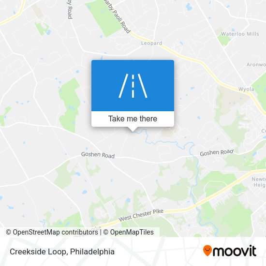Mapa de Creekside Loop