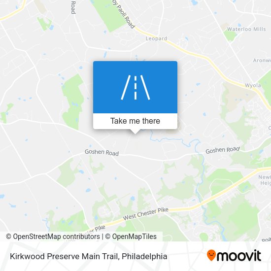Kirkwood Preserve Main  Trail map